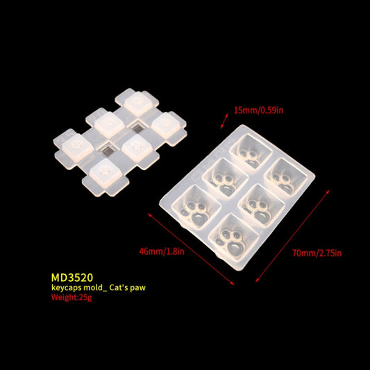 DIY Keycap Silicone Mold OEM Mechanical Keyboard Silicone Mold, Style: MD3520 by buy2fix