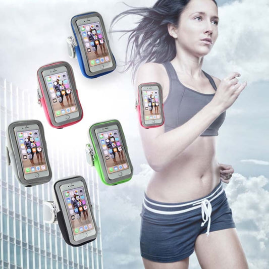 3 PCS Comfortable And Breathable Sports Arm Bag Mobile Phone Wrist Bag For 5.5 Inch Mobile Phone(Orange) - Other by buy2fix | Online Shopping UK | buy2fix