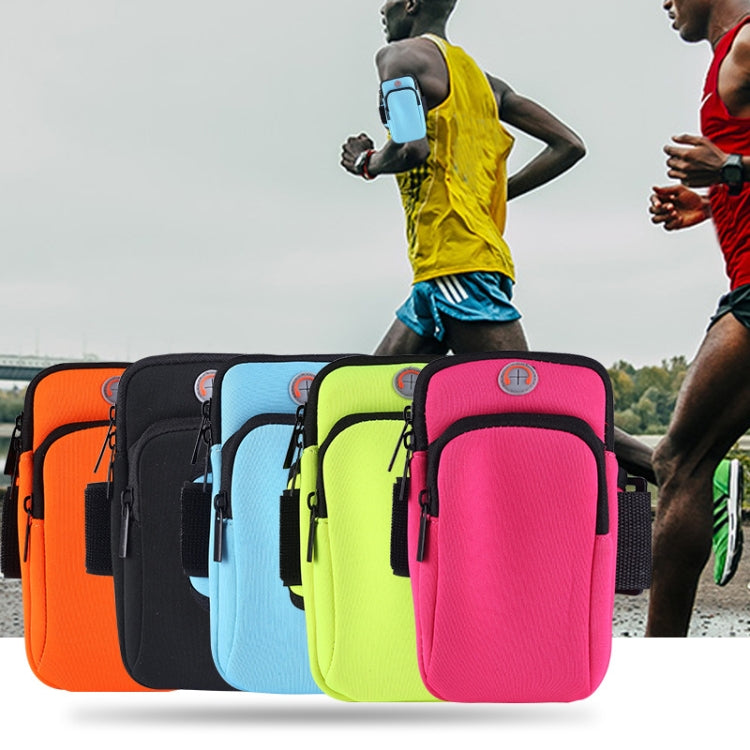 3 PCS Running Mobile Phone Arm Bag Men And Women Fitness Outdoor Hand Bag Wrist Bag for Mobile Phones Within 6.5 inch( Black) - 5.5~6.5 inch by buy2fix | Online Shopping UK | buy2fix
