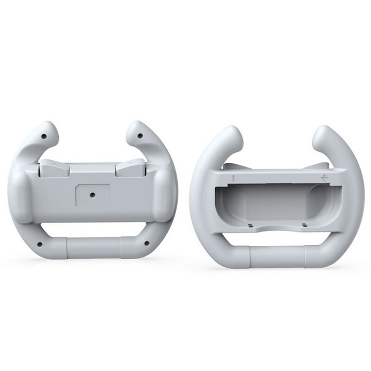DOBE Left And Right Handle Steering Wheel For Switch OLED / Switch, Specification: White(2PCS/Pack) - Gamepads by DOBE | Online Shopping UK | buy2fix