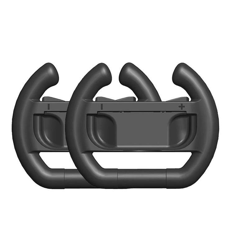 DOBE Left And Right Handle Steering Wheel For Switch OLED / Switch, Specification: Black(2PCS/Pack) - Gamepads by DOBE | Online Shopping UK | buy2fix