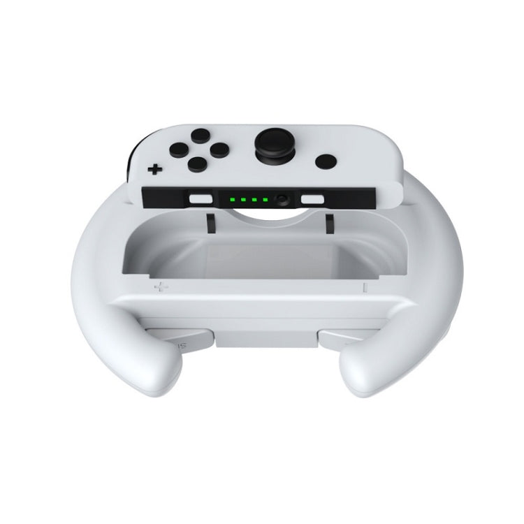 DOBE Left And Right Handle Steering Wheel For Switch OLED / Switch, Specification: Black(2PCS/Pack) - Gamepads by DOBE | Online Shopping UK | buy2fix