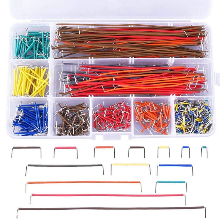 140 PCS 14 Lengths Jumper Wire U Shape Solderless Breadboard Jumper Wire Kit by buy2fix