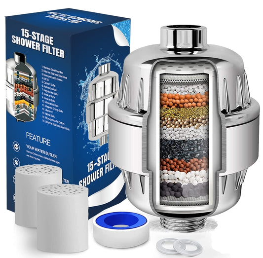 15 Layers Shower Water Purifier Shower Filter by buy2fix