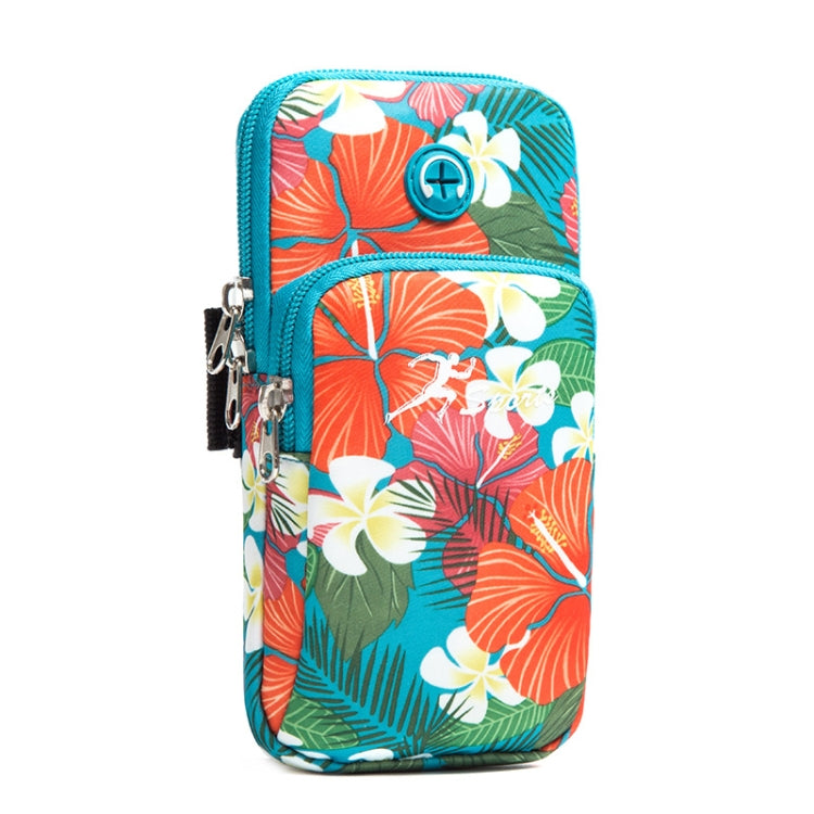 2 PCS B031 Running Mobile Phone Sports Arm Bag Outdoor Sports Fitness Mobile Phone Bag Wrist Bag(Green Large) - 5.5~6.5 inch by buy2fix | Online Shopping UK | buy2fix