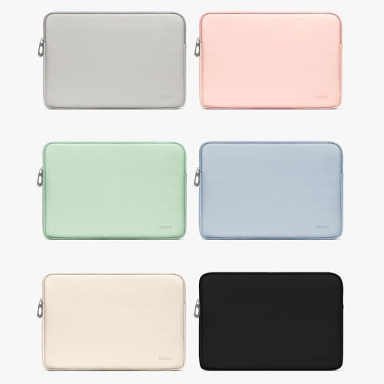 Baona BN-Q004 PU Leather Laptop Bag, Colour: Double-layer Sky Blue, Size: 13/13.3/14 inch - 14.1 inch by Baona | Online Shopping UK | buy2fix