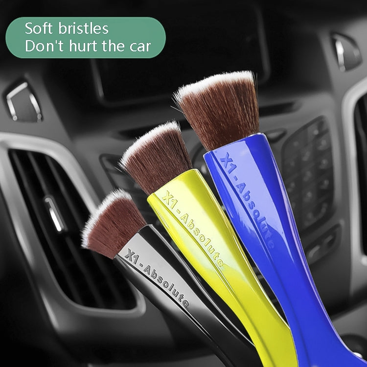Car Air-Conditioned Air Outlet Cleaning Brush Car Interior Cleaning Tool Dust Soft Hair Brush(Blue) - Car Washer & Accessories by buy2fix | Online Shopping UK | buy2fix