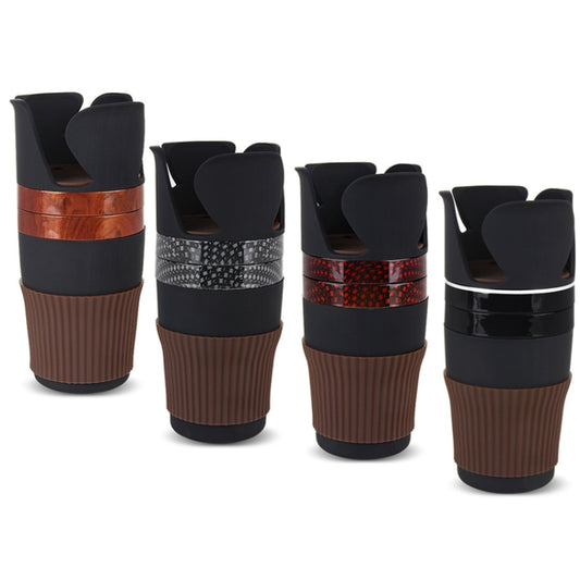 SUITU R151-4 Car Air Outlet Storage Water Cup Holder Mobile Phone Navigation Multi-function Storage Box(Red Square) by SUITU