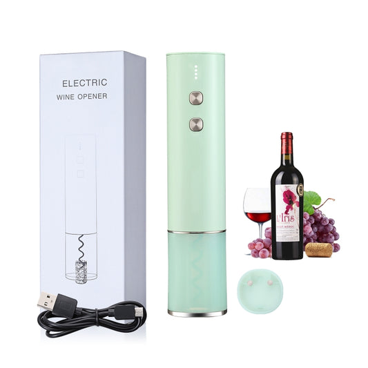 Electric Opener Stainless Steel Mini Red Wine Bottle Opener, Colour: BY266 Brunette Green by buy2fix
