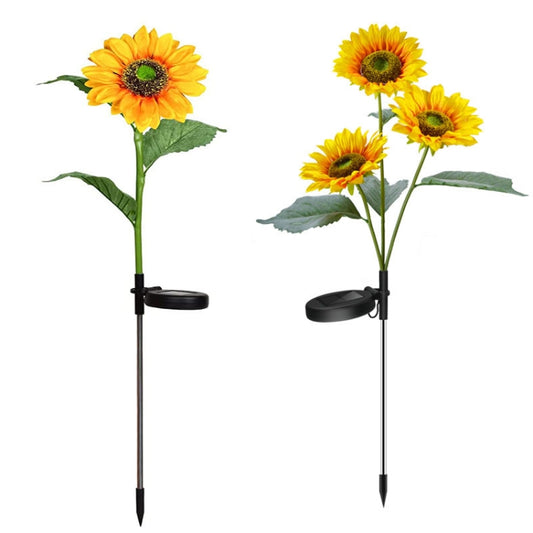 Solar Sunflower Decoration Light LED Garden Lawn Landscape Light, Specification: Single Head by buy2fix