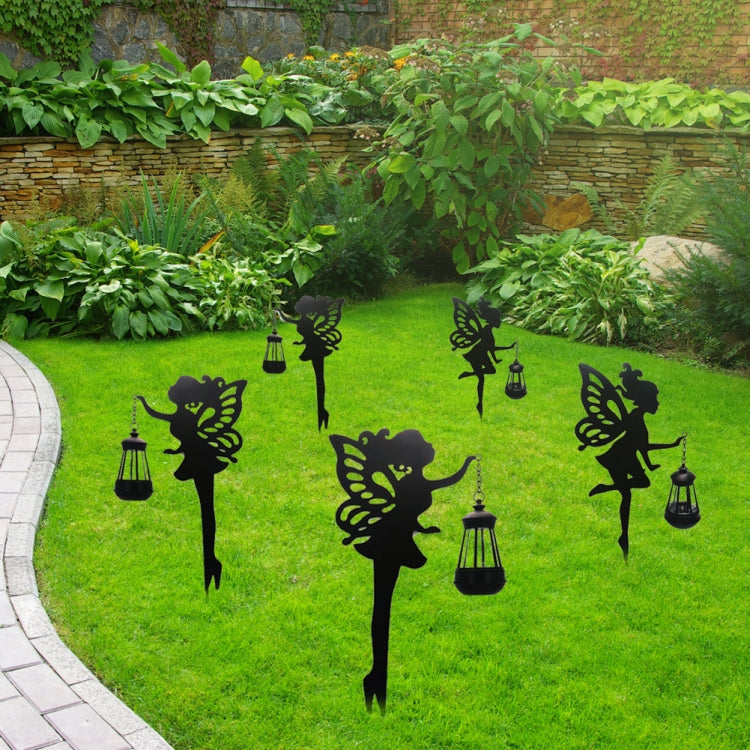 2 in 1 Solar Garden Lamp Metal Outdoor Landscape Garden Light Fairy Ornaments Lawn Light by buy2fix