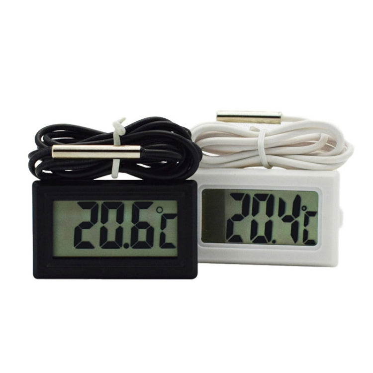 Fish Tank Digital Thermometer Waterproof Probe Electronic Measuring Thermometer, Line Length: 1m (Black) - Thermometer by buy2fix | Online Shopping UK | buy2fix