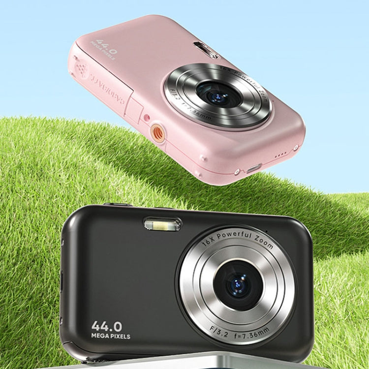 DC406L 2.4-Inch 1080P Mini HD 16X Zoom Digital Camera Home Children Camera AU Plug(Pink) by buy2fix