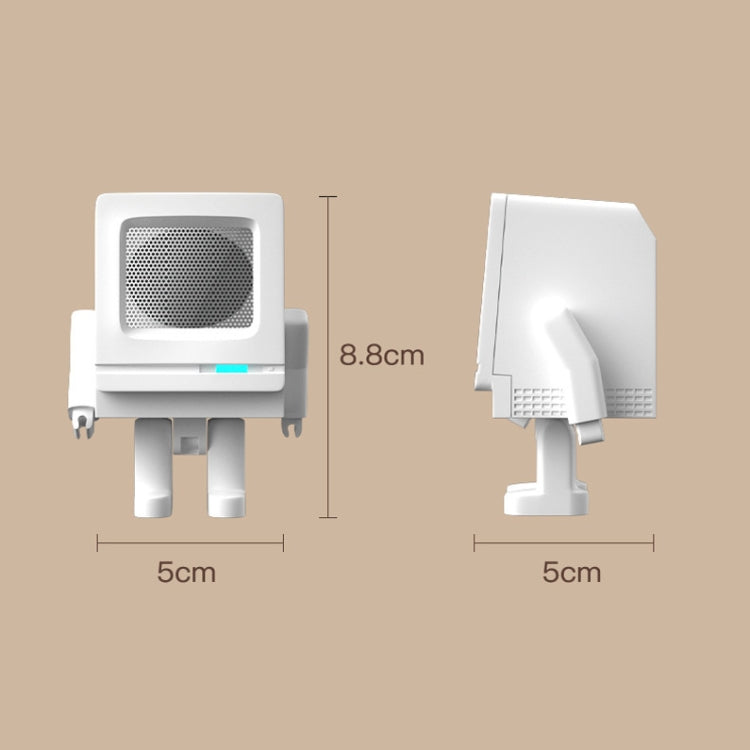 Z02 Robot Bluetooth 5.0 Mini Desktop Speaker TWS Wireless Cute Audio(White) - Desktop Speaker by buy2fix | Online Shopping UK | buy2fix