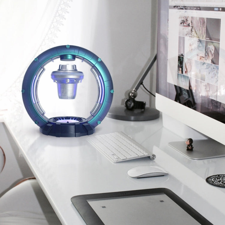 Magnetic Levitation Bluetooth Speaker Space Spacecraft Crafts, US Plug(Blue) - Desktop Speaker by buy2fix | Online Shopping UK | buy2fix