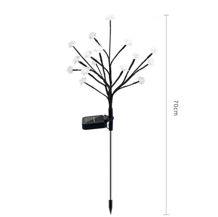 16 LED Solar Tree Branch Lotus Lamp Outdoor Garden Lawn Light - Solar Lights by buy2fix | Online Shopping UK | buy2fix