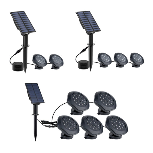 TS-S5403 Solar Disc Underwater Light RGB Swimming Pool Spotlight,Specification: 5 in 1 by buy2fix