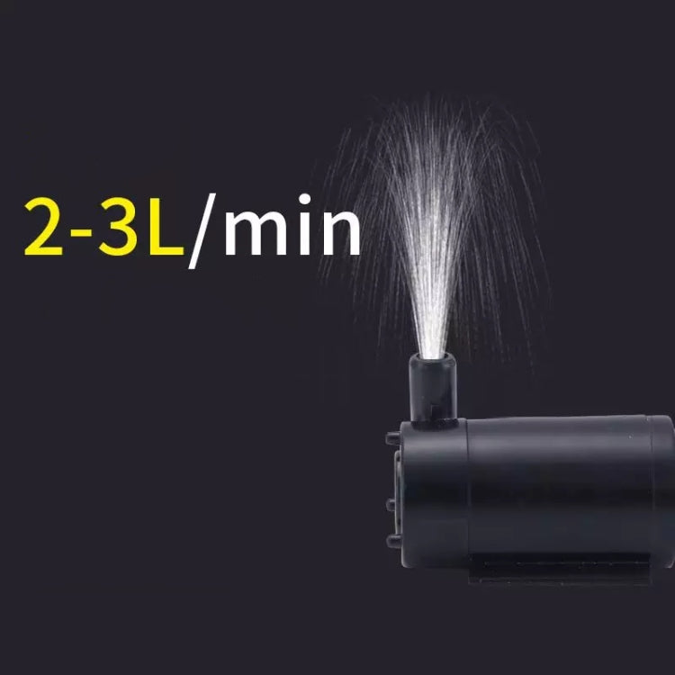 Quiet Mini Horizontal Vertical Submersible Pump, Style: White Horizontal - Fish Tanks & Accessories by buy2fix | Online Shopping UK | buy2fix