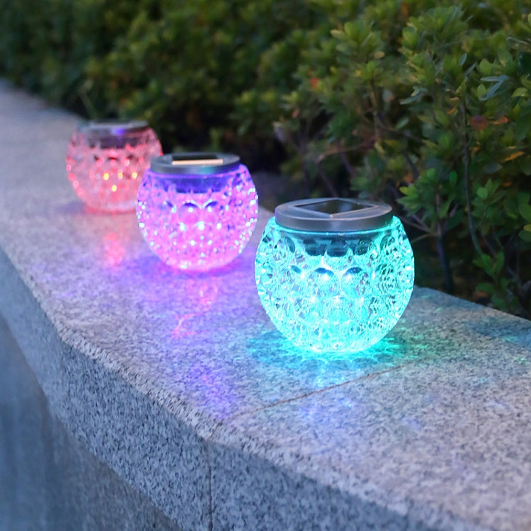 Solar Outdoor Wishing Glass Jar Courtyard Decoration Light(White Light) by buy2fix