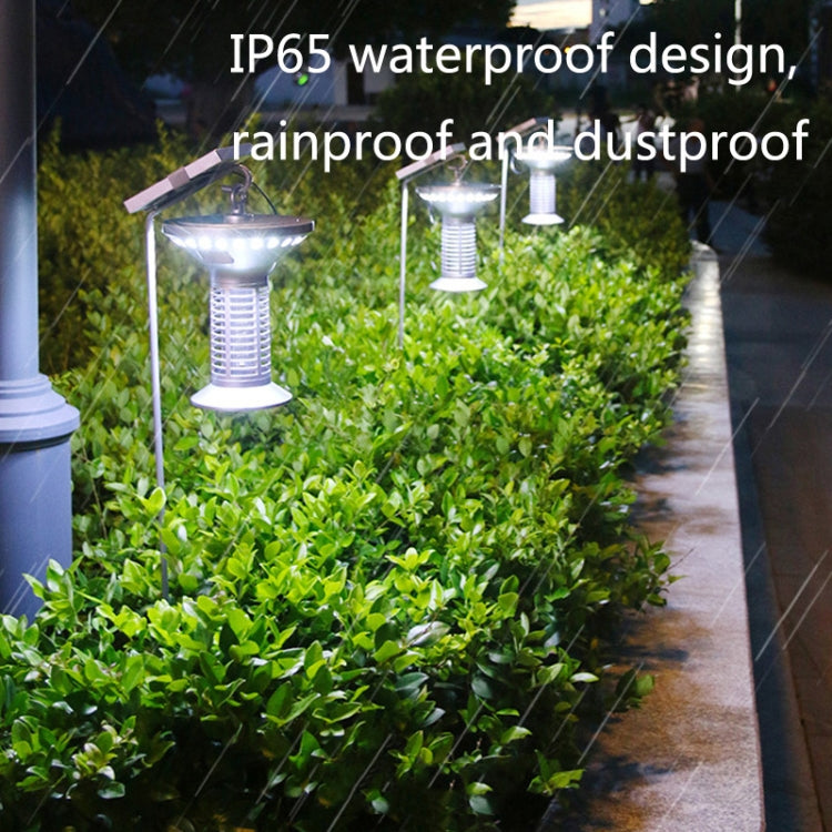 Household Outdoor Solar Light Control Mosquito Lamp(Silver) by buy2fix