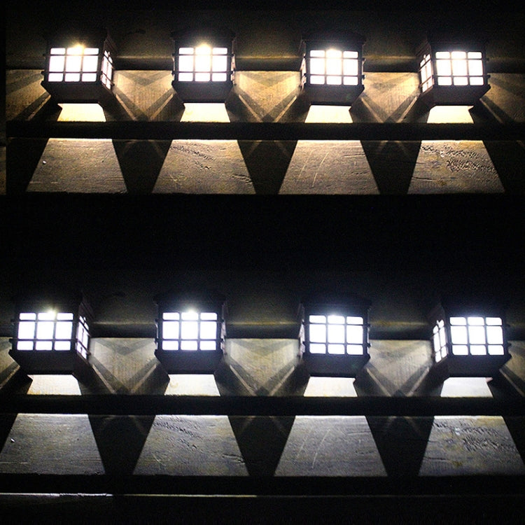 5180113 Solar Outdoor Waterproof Panes Wall Light(Warm Light) by buy2fix