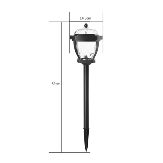 2 LED Solar Waterproof Outdoor Garden Light, Style: Warm Light-Lawn Lamp by buy2fix