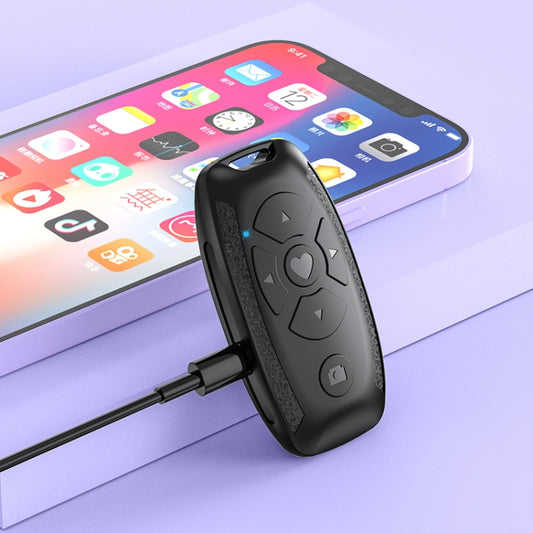 S86 Car Key Shape Multifunctional Bluetooth Selfie Video Remote Control(Black) - Phone Remote Control by buy2fix | Online Shopping UK | buy2fix