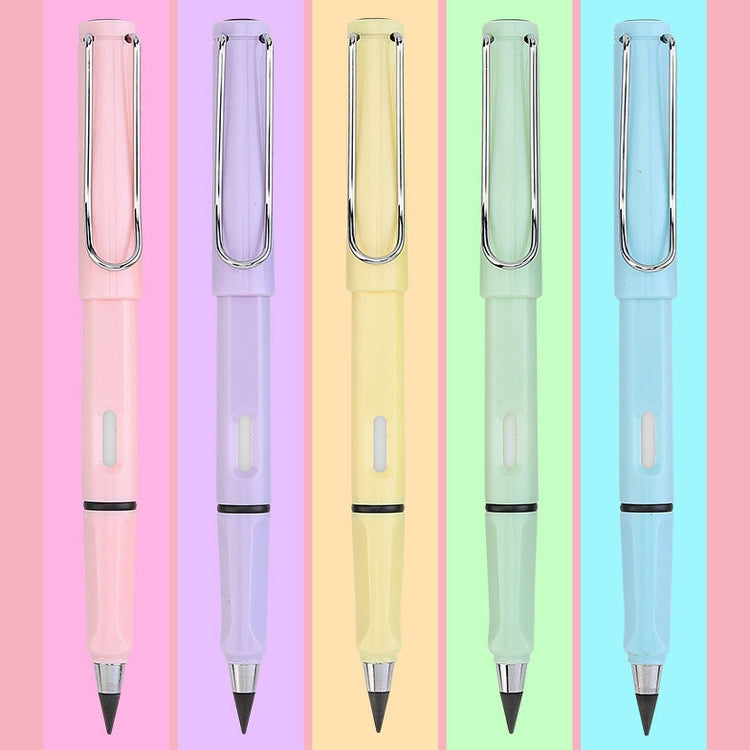 5 PCS No Ink No Need To Sharpen Drawing Sketch Pen Not Easy To Break Erasable HB Writing Pencil(Makaron Blue) - Pencils by buy2fix | Online Shopping UK | buy2fix
