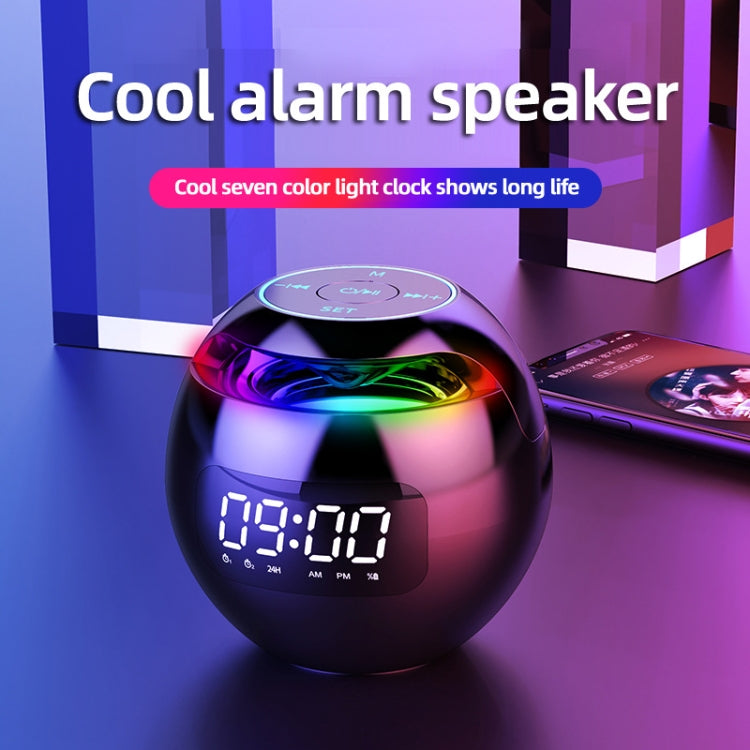 ZXL-G90 Portable Colorful Ball Bluetooth Speaker, Style: Sensor Version (Black) - Desktop Speaker by buy2fix | Online Shopping UK | buy2fix