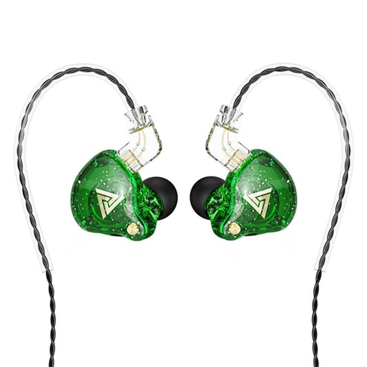 QKZ AK6 PRO HiFi Subwoofer In-Ear Wired Headphones with Mic(Green) by QKZ