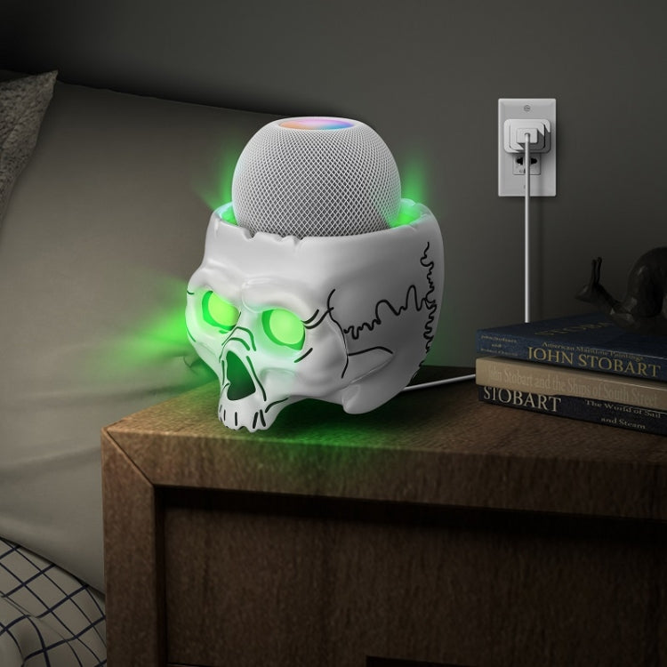 5 PCS Skull Desktop Storage Bracket For Apple Home Pod Mini(White) - Speaker Bracket by buy2fix | Online Shopping UK | buy2fix