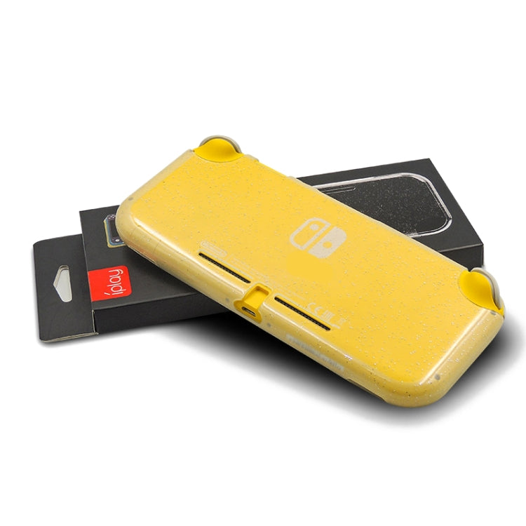 Iplay Gamepad TPU Transparent Crystal Protective Case For Nintendo Switch Lite Console(Transparent Flash) by iplay