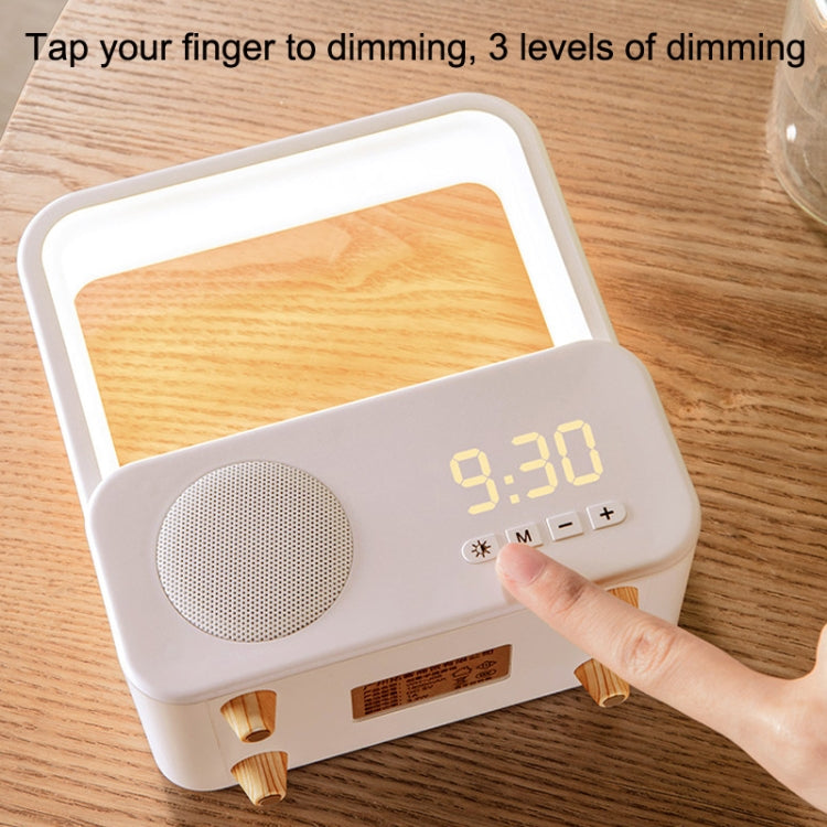 WH-J08 Home Portable Mini Bluetooth Speaker with Night Light Basic Style - Desktop Speaker by buy2fix | Online Shopping UK | buy2fix