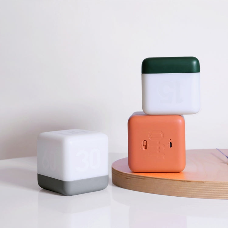 Square Flip Polyhedral Timing Night Light(Green) - Night Lights by buy2fix | Online Shopping UK | buy2fix