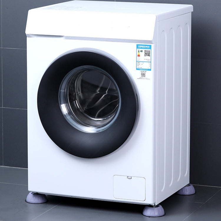 4pcs Roller Washing Machine Foot Pad Rubber Refrigerator Shock-Absorbing Basee(Large) by buy2fix