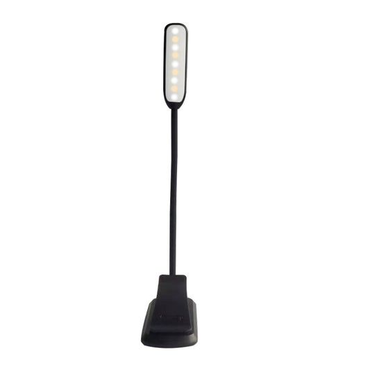8027-1 9 LEDs Reading Lamp Music Score Clip Light(Black) by buy2fix