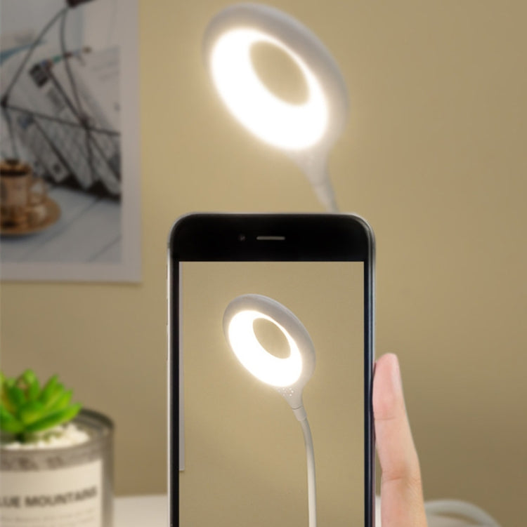 USB Portable LED Eye Protection Reading Light, No Base(White) by buy2fix