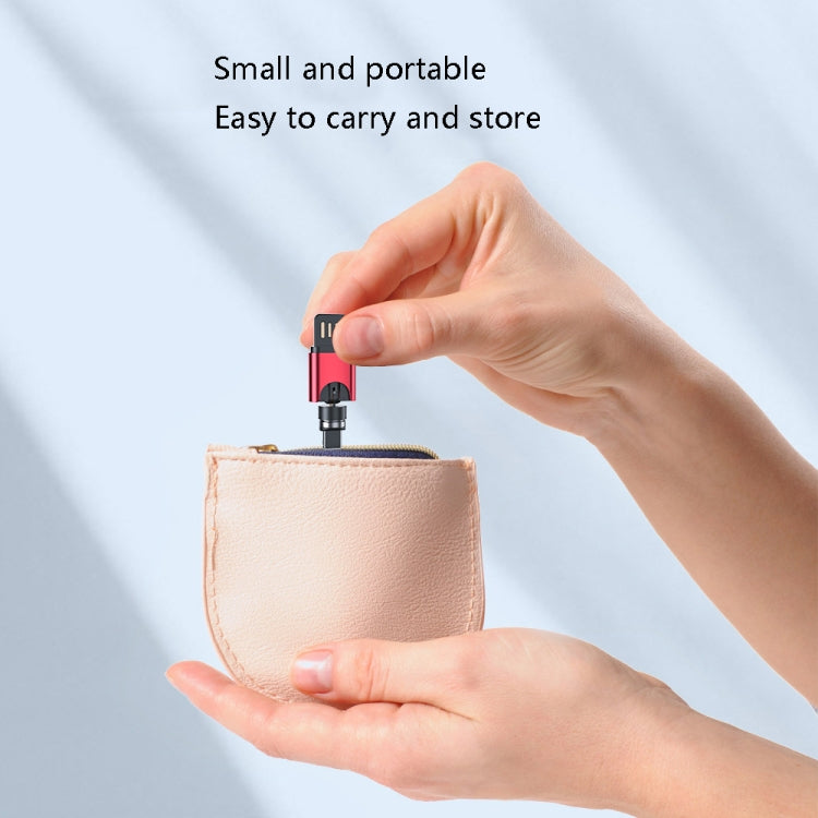 USB Portable Magnetic Adapter, Random Colors Delivery, Model: Charging Function(3 in 1) by buy2fix