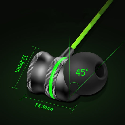 TS6600A USB-C / Type-C In-Ear Heavy Bass Wire Control Game Earphone, Cable Length: 1.2m(Green) by buy2fix