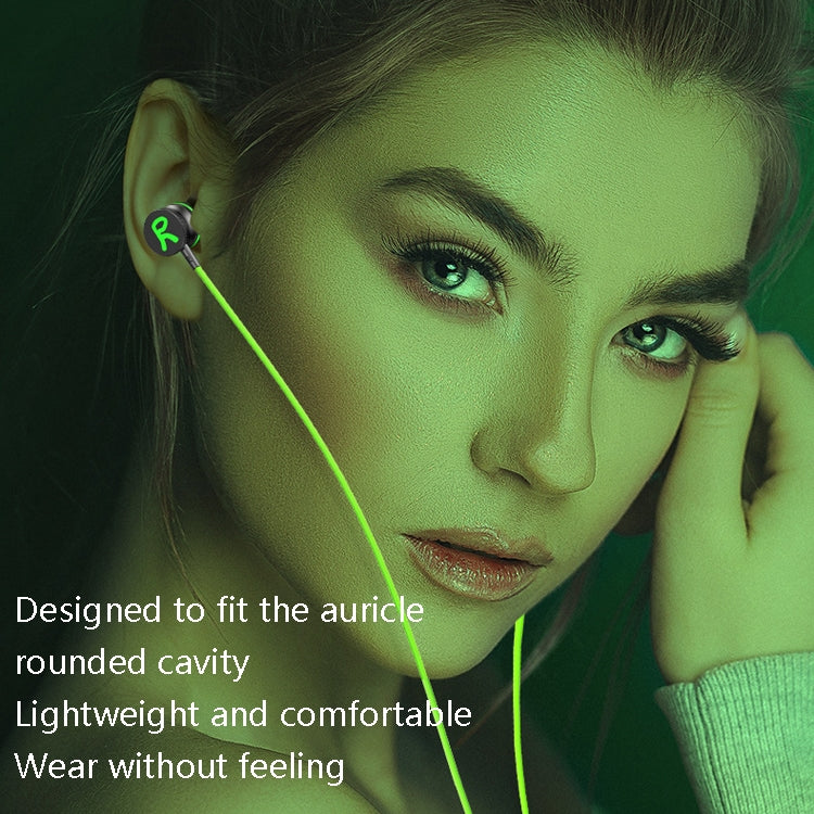 TS6600A USB-C / Type-C In-Ear Heavy Bass Wire Control Game Earphone, Cable Length: 1.2m(Green) by buy2fix
