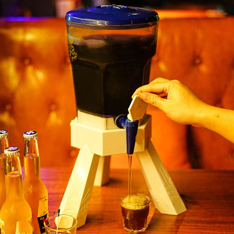 3L Wine Cannon Bar Beer Barrel With Faucet Coke Barrel Container( Green) by buy2fix