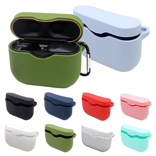 2 PCS Bluetooth Earphone Silicone Protective Cover with Hook For Sony WF-1000XM3(Mint Green) by buy2fix