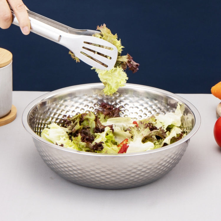 3 PCS / Set SiGang Stainless Steel Rice Washing and Vegetable Draining Basin(24cm+26cm+28cm) by buy2fix