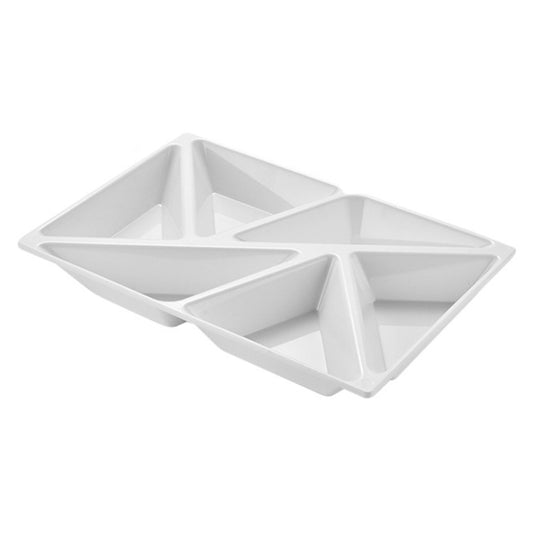 6 In 1 Multifunctional Compartmental Fruit Tray, Style: White by buy2fix