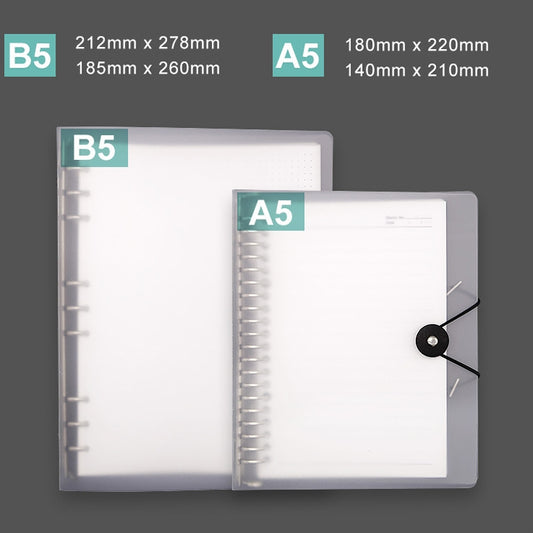 Transparent Matte PP Soft Shell Cover Hand Accountive Page, Style: A5 Mesh Core by buy2fix