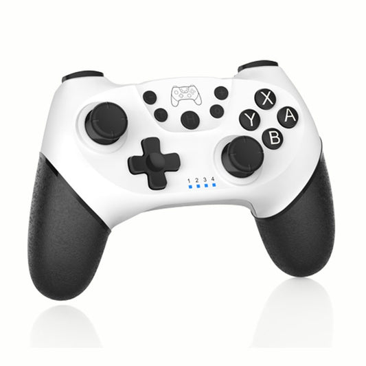 Vibration 6-axis Somatosensory Wireless Bluetooth Gamepad For Switch(Black White) by buy2fix