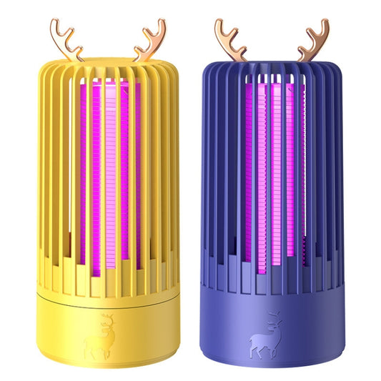 Household Photocatalyst Mosquito Killer Interior USB Mute Shock Mosquito Lamp(Gemstone Blue) by buy2fix