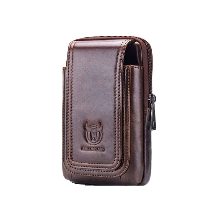 BULL CAPTAIN Leather Multifunctional Waist Bag For Men(Brown-10) - Wallets by BULL CAPTAIN | Online Shopping UK | buy2fix