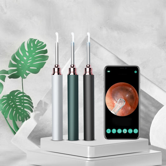 TES02 WIFI High-definition Intelligent Visual Ear Scoop(Dazzling Black) by buy2fix