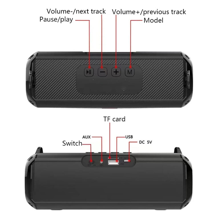 S5 10W HIFI Surround Sound Bluetooth Speaker - Desktop Speaker by buy2fix | Online Shopping UK | buy2fix